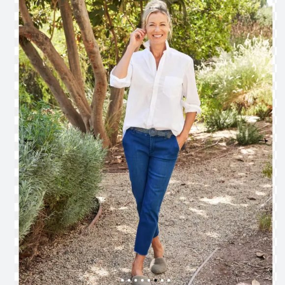 Frank & Eileen WICKLOW The Italian Chino DENIM 1977 Wash Size: 10 DENIM - Picture 11 of 16